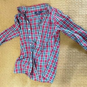 Boy’s Vineyard Vines checkered button-down shirt